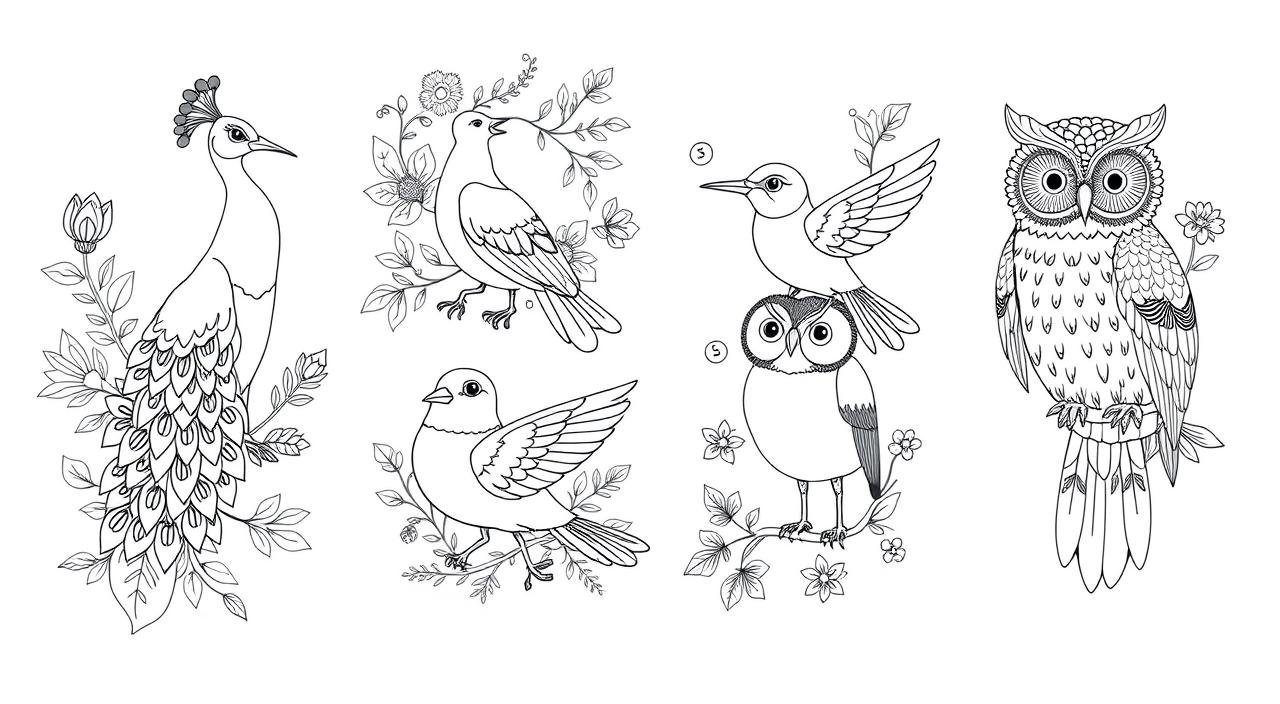 Bird Coloring Pages