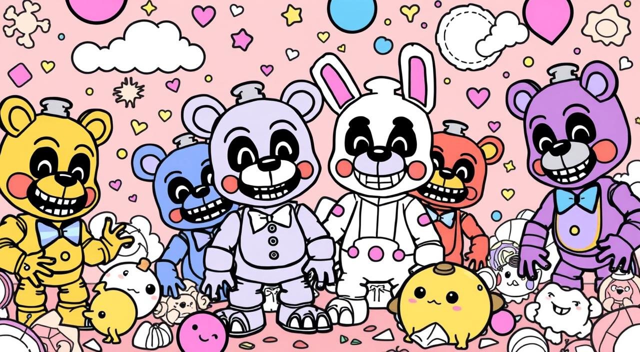 Fnaf Coloring Pages