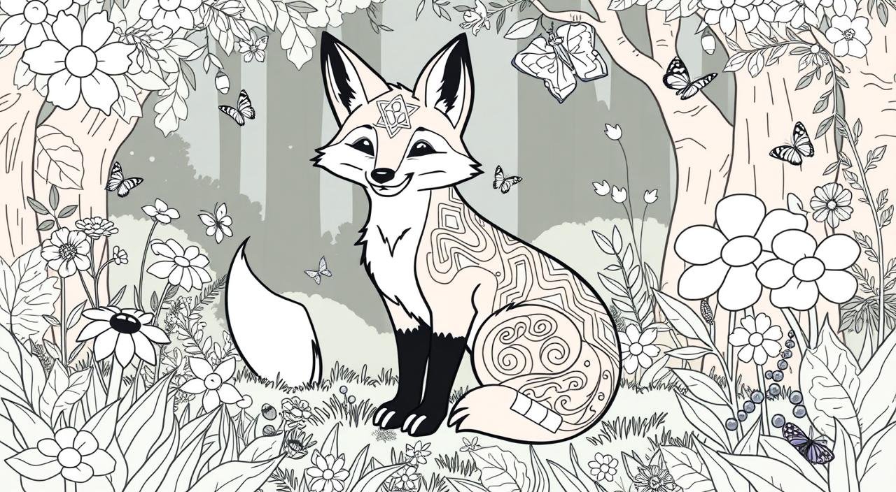 Fox Coloring Pages