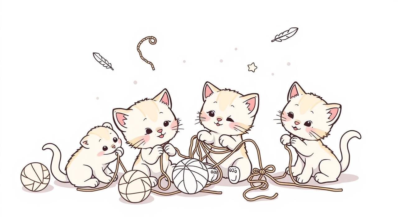 Kitten Coloring Pages