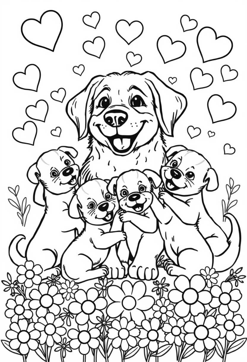 Puppy Coloring Pages