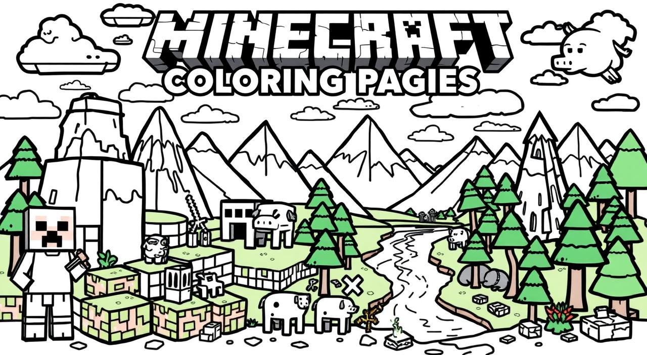 Minecraft Coloring Pages