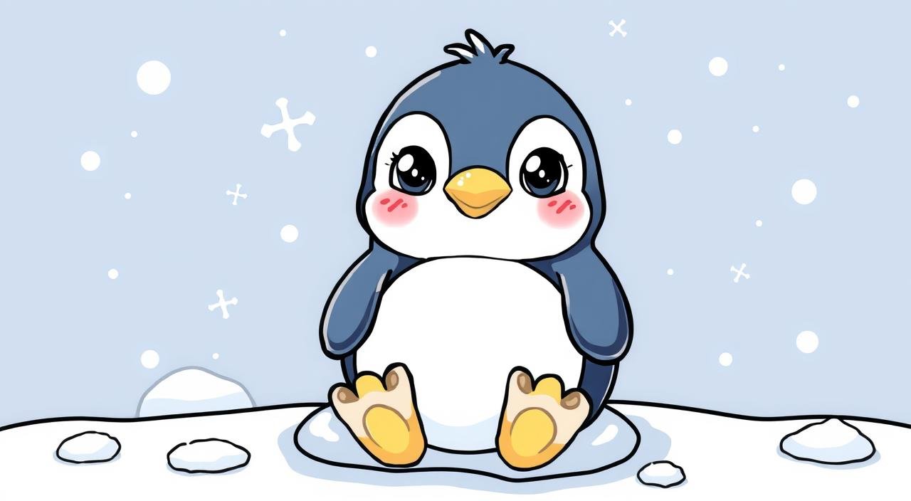 Penguin Coloring Pages