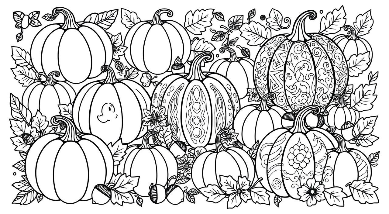 Pumpkin Coloring Pages