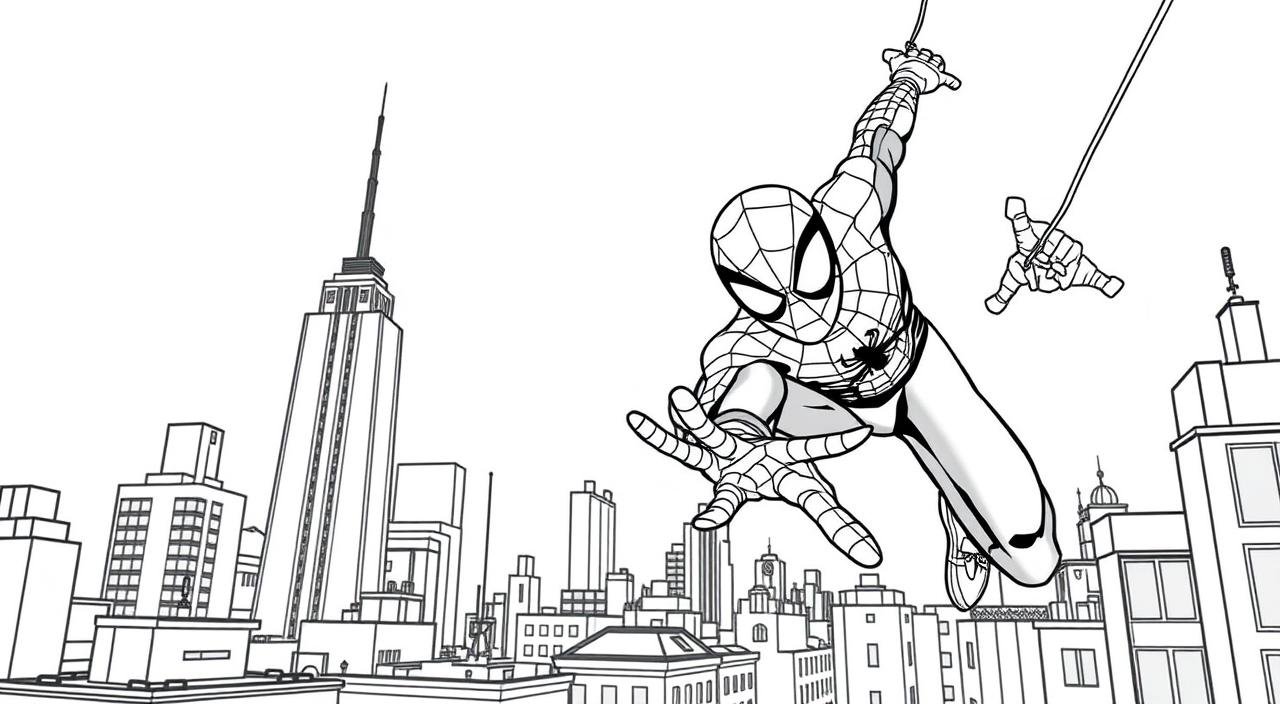 Spiderman Coloring Pages