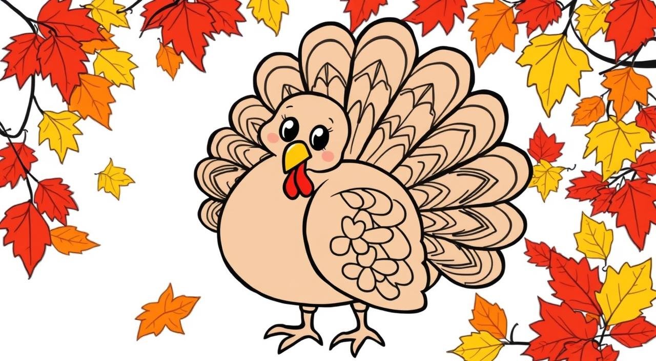 Turkey Coloring Pages